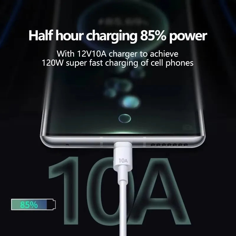 10A USB to Type C Cable | Super Fast Charging & Data Transfer