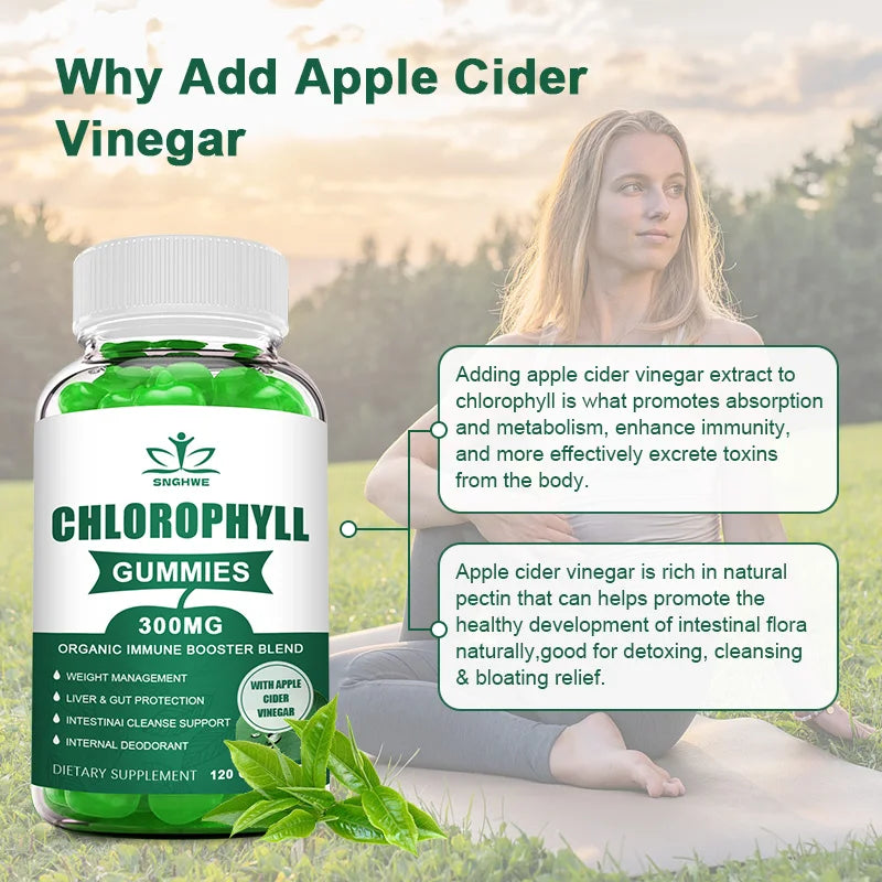 Chlorophyll Gummies with Vitamins | Energy & Immune Support