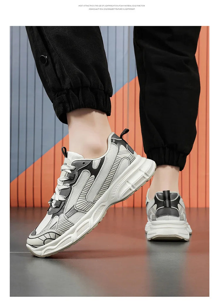 Lightweight Outdoor Sports Shoes for Men | Breathable Casual Sneakers