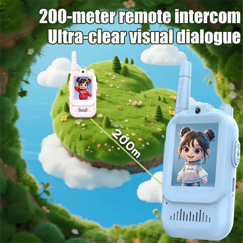 Kids Walkie Talkies with Video | Rechargeable Clear Sound Communication