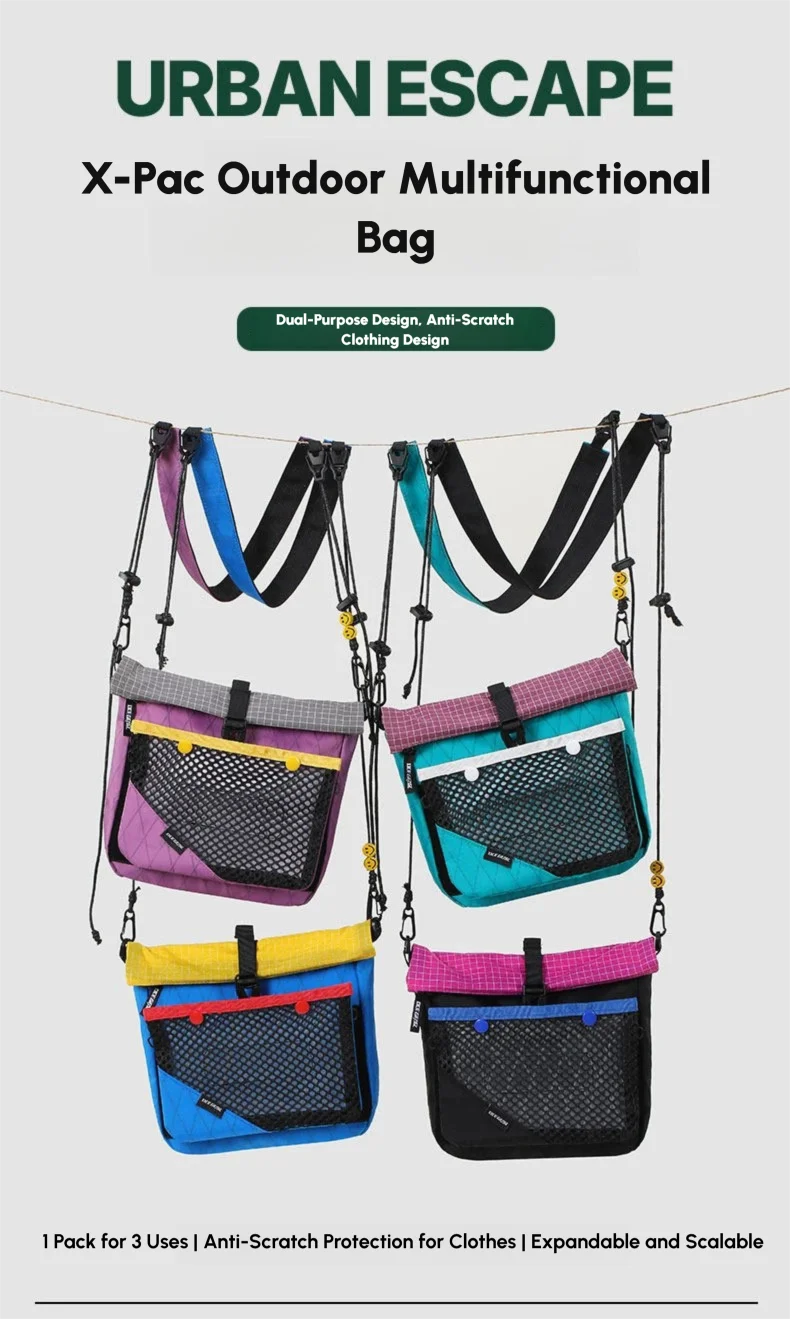 Ultralight Waterproof Crossbody Bag | Perfect for Hiking & Camping