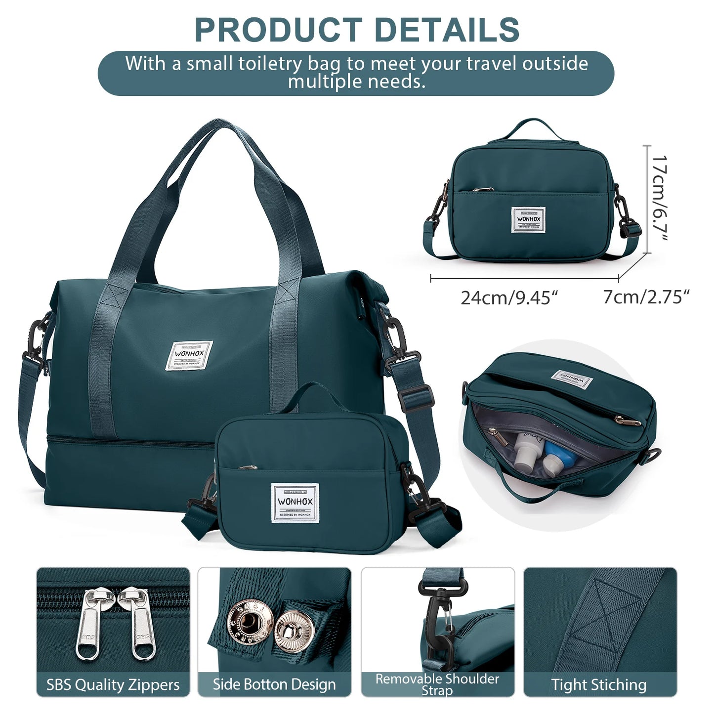 Large Capacity Lightweight Travel Duffle Bag for Weekend Adventures