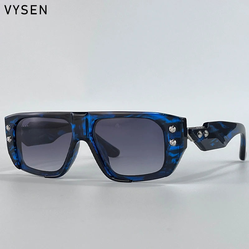 Polarized Steampunk Square Sunglasses for Men | Trendy Fashion Eyewear