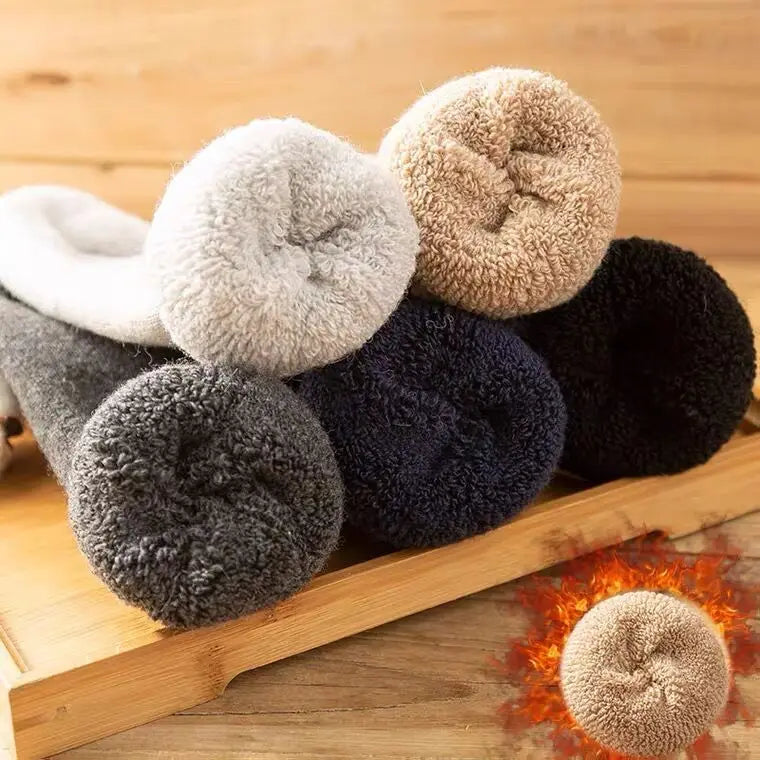 Cozy Winter Warm Wool Socks | Thick & Comfortable for All