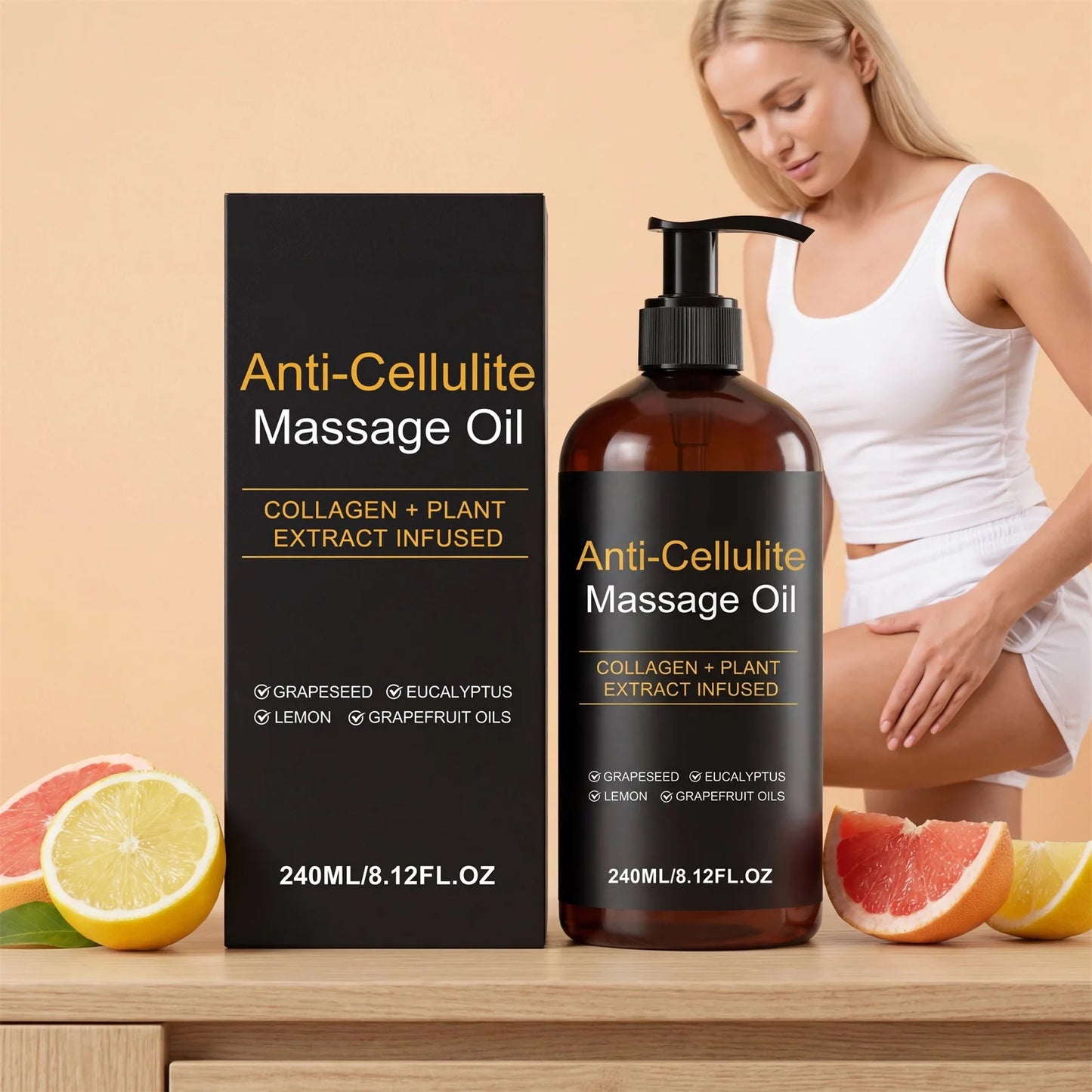 Collagen Firming Body Massage Oil | Smooth & Tone Skin