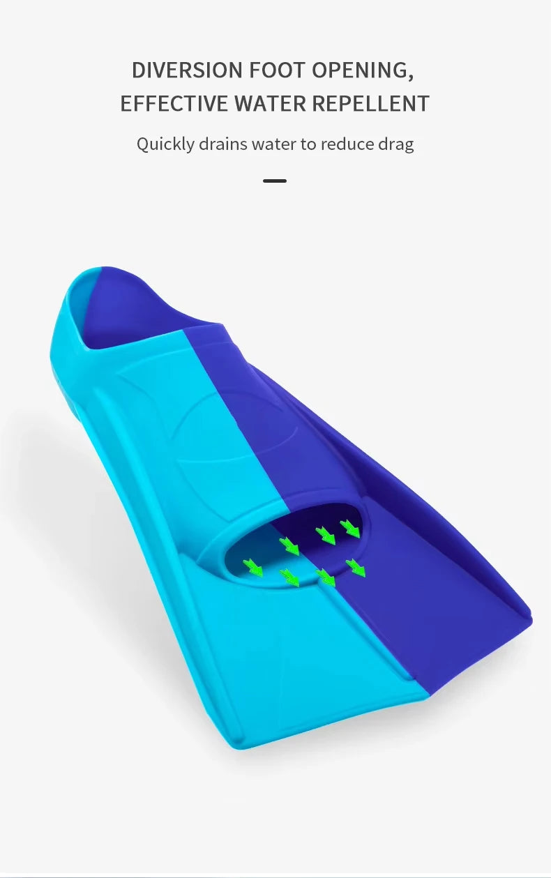 Silicone Swim Fins for Kids & Adults | Perfect for Pool Training
