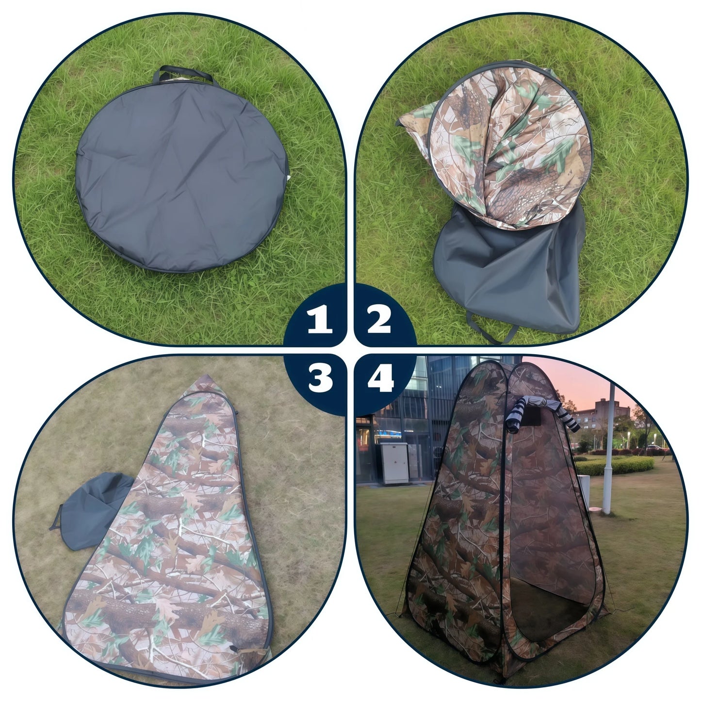 Portable Pop-Up Privacy Tent | Outdoor Shower & Toilet Shelter