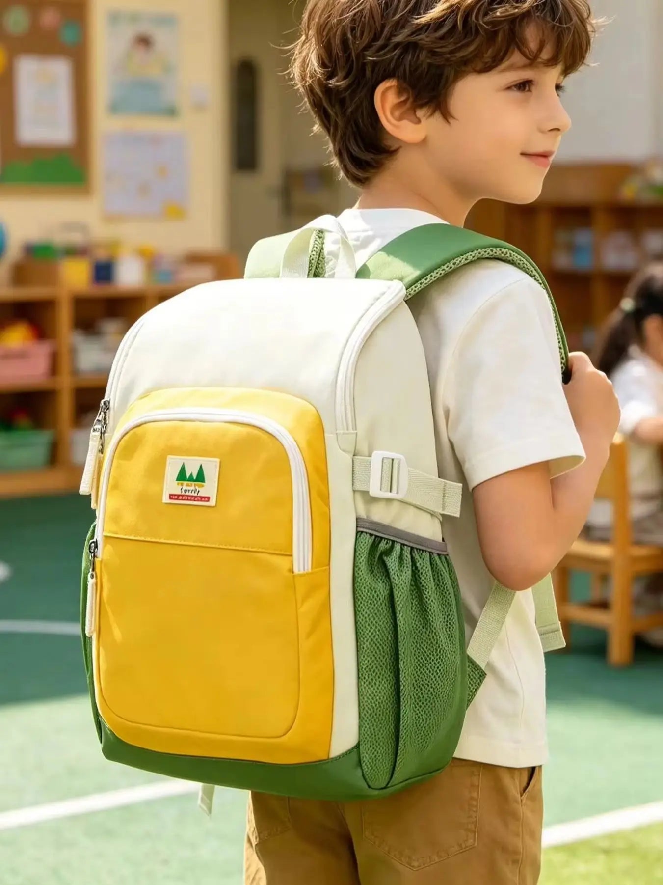 Boy School Bags kid Backpack, Primary School Backpacks for Children 3-10 Years, Travel Backpack for Kindergarten Primary Travel