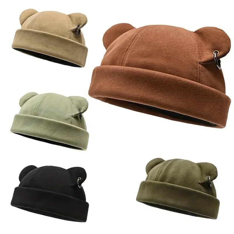 Unisex Cartoon Docker Brimless Beanie | Warm & Stylish Cap