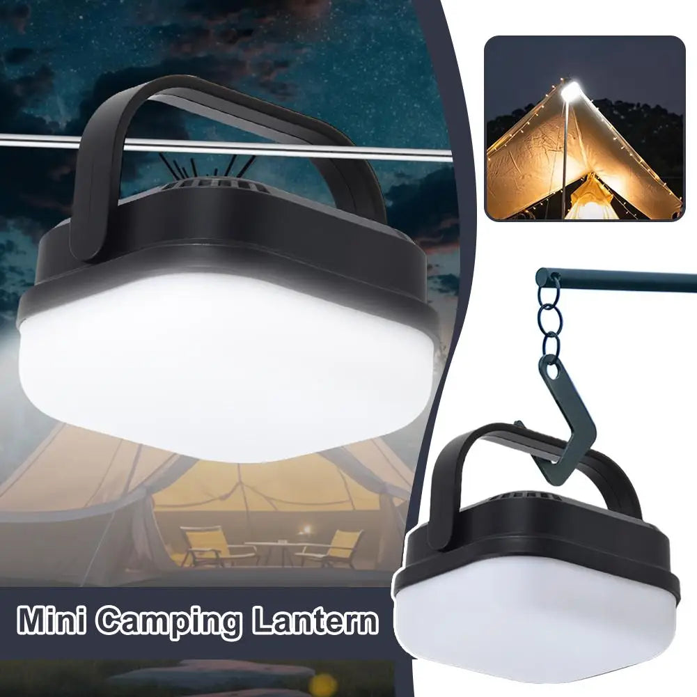 Linterna de camping LED portátil | Lámpara de tienda recargable con regulador de intensidad