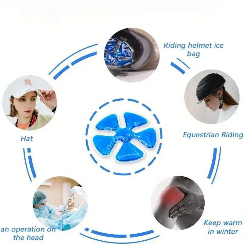 Cooling Hat Pads for Fever Relief | Soothing Gel Inserts