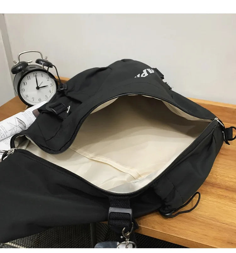 Outdoor Motorcycle Sport Travel Crossbody Bag Tactical Multifunction Waterproof Single Shoulder Backpack Unisex Casual Chest Bag