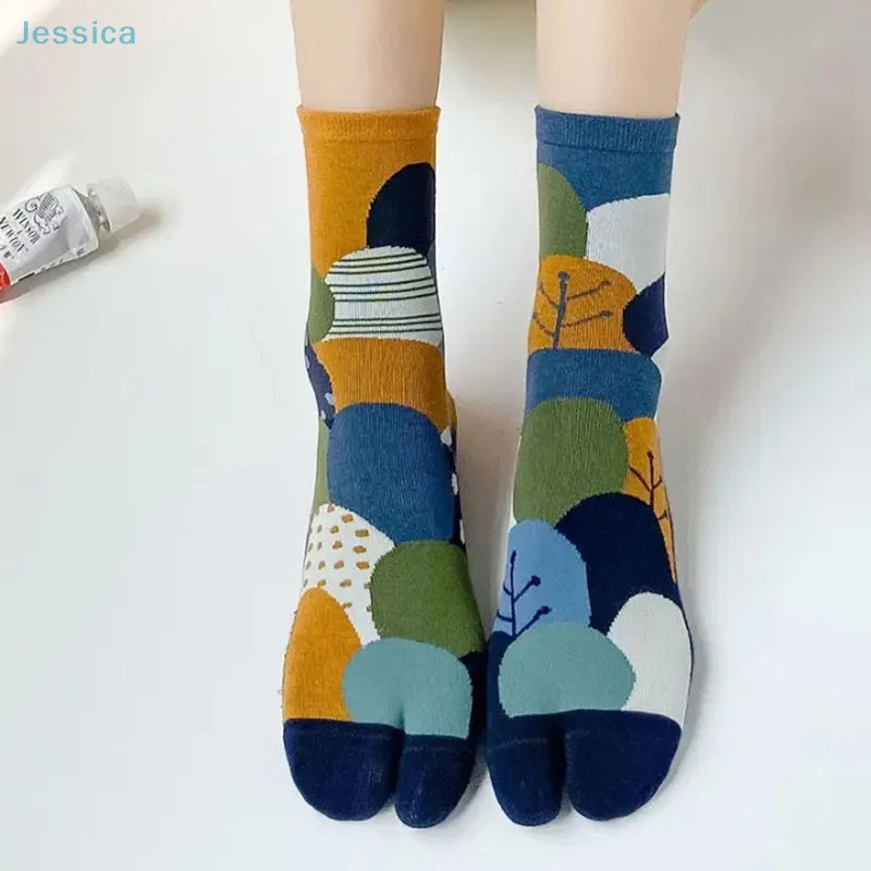 Women's Unique Two-Toe Socks for Flip-Flops | Stylish Comfort