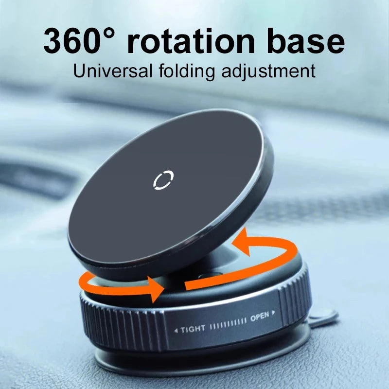 Universal Car Phone Holder | 360° Magnetic Suction Stand