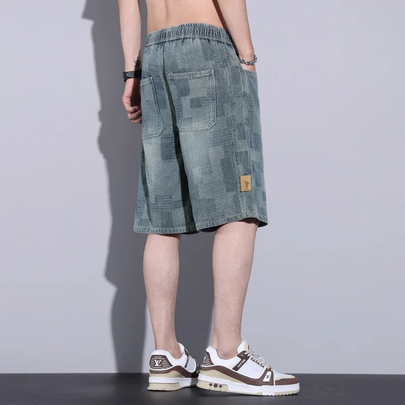 Casual Men's Baggy Denim Shorts | Summer Fashion Streetwear