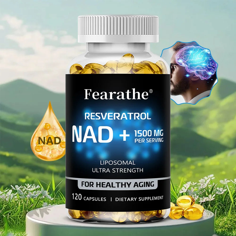 NAD+ Boost with Resveratrol | Enhance Vitality, Repair Cells