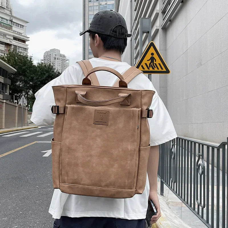 Stylish PU Leather Women's Backpack | Spacious Travel Companion