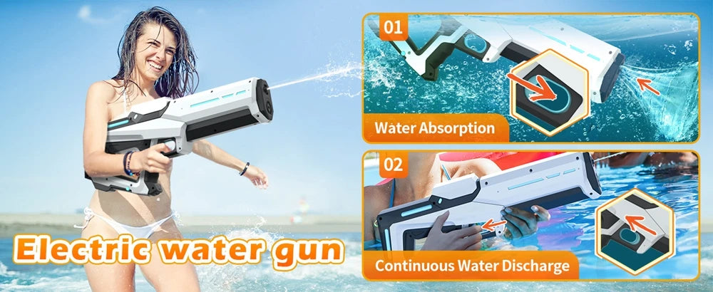 Electric Water Gun Toy | Fun Summer Blaster for Kids & Adults