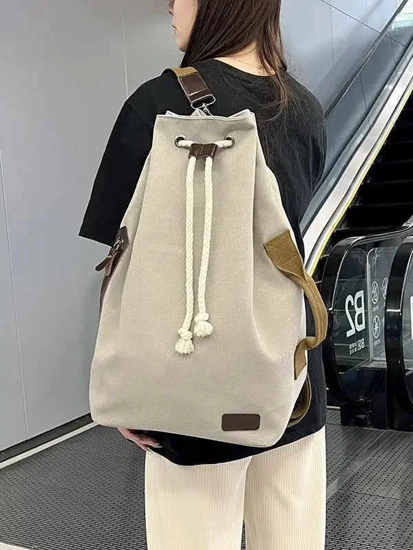 Retro Canvas Backpack Shoulder Bag | Stylish & Functional Gear
