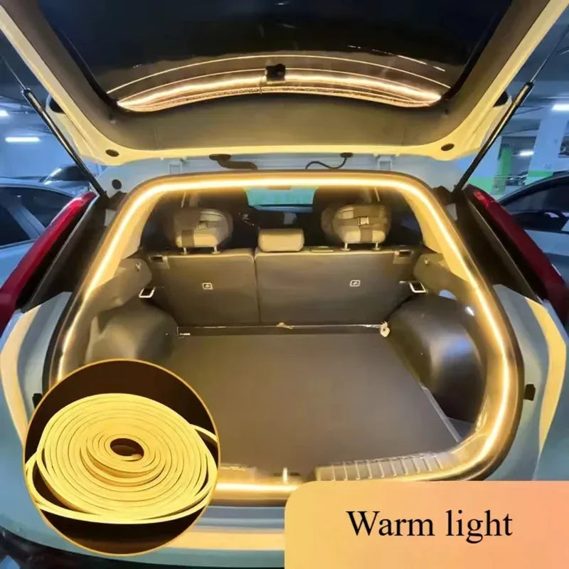 High Brightness LED Trunk Light Strip | Wireless Ambient Car Lighting