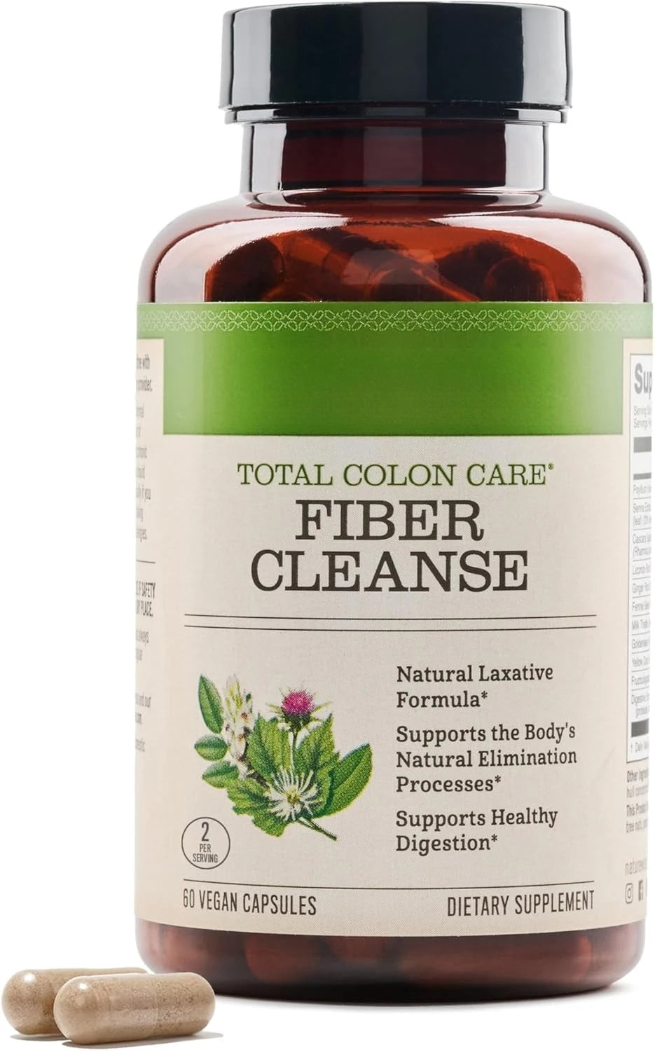 Total Colon Care Fiber Cleanse | Natural Gentle Laxative Blend