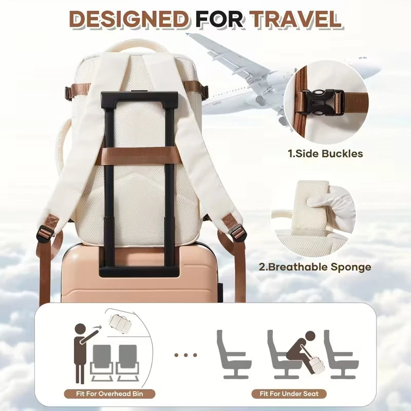 Waterproof Travel Backpack for Men and Women | Business & School Bag