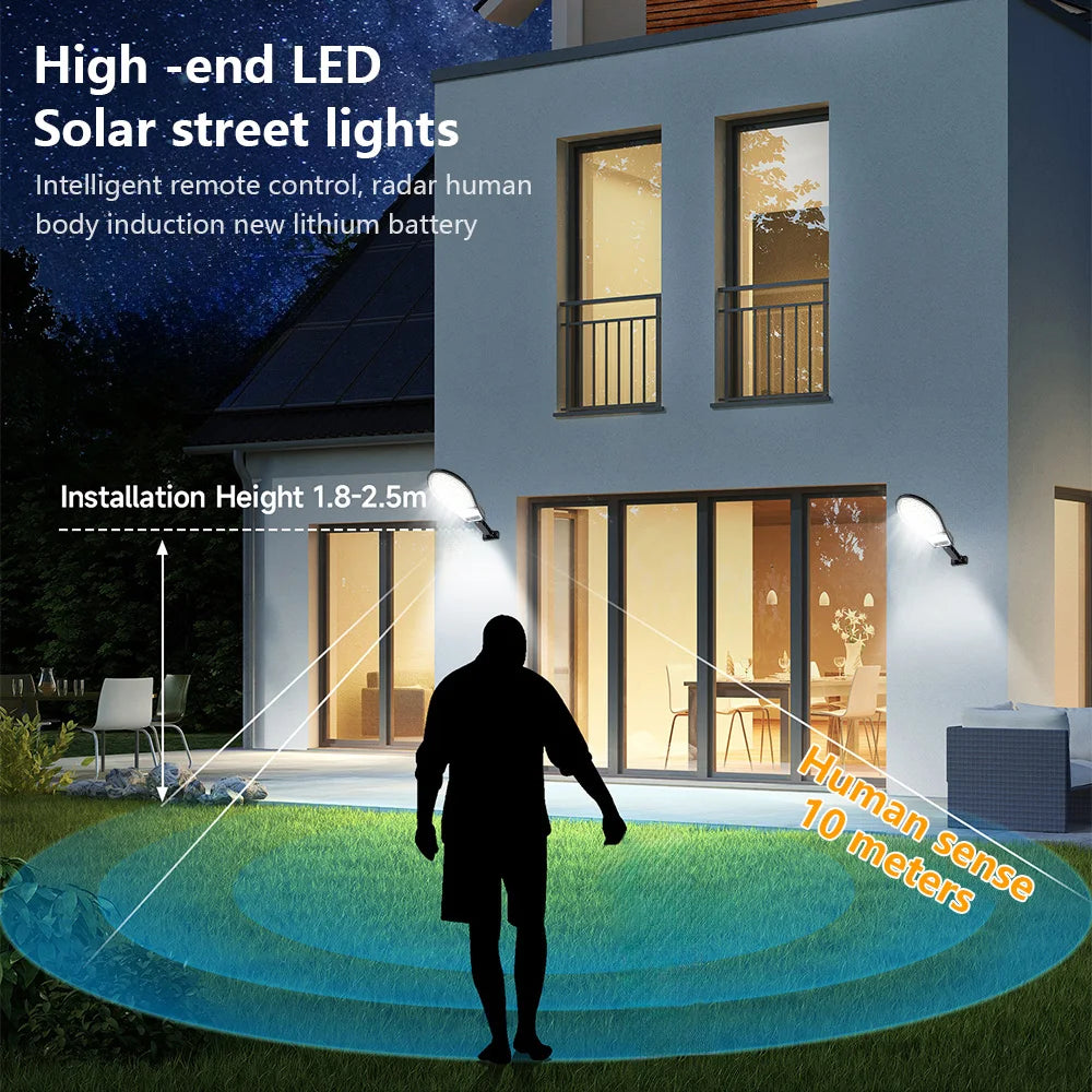 30W Solar Flood Light with Remote Control | Waterproof Outdoor Spotlight