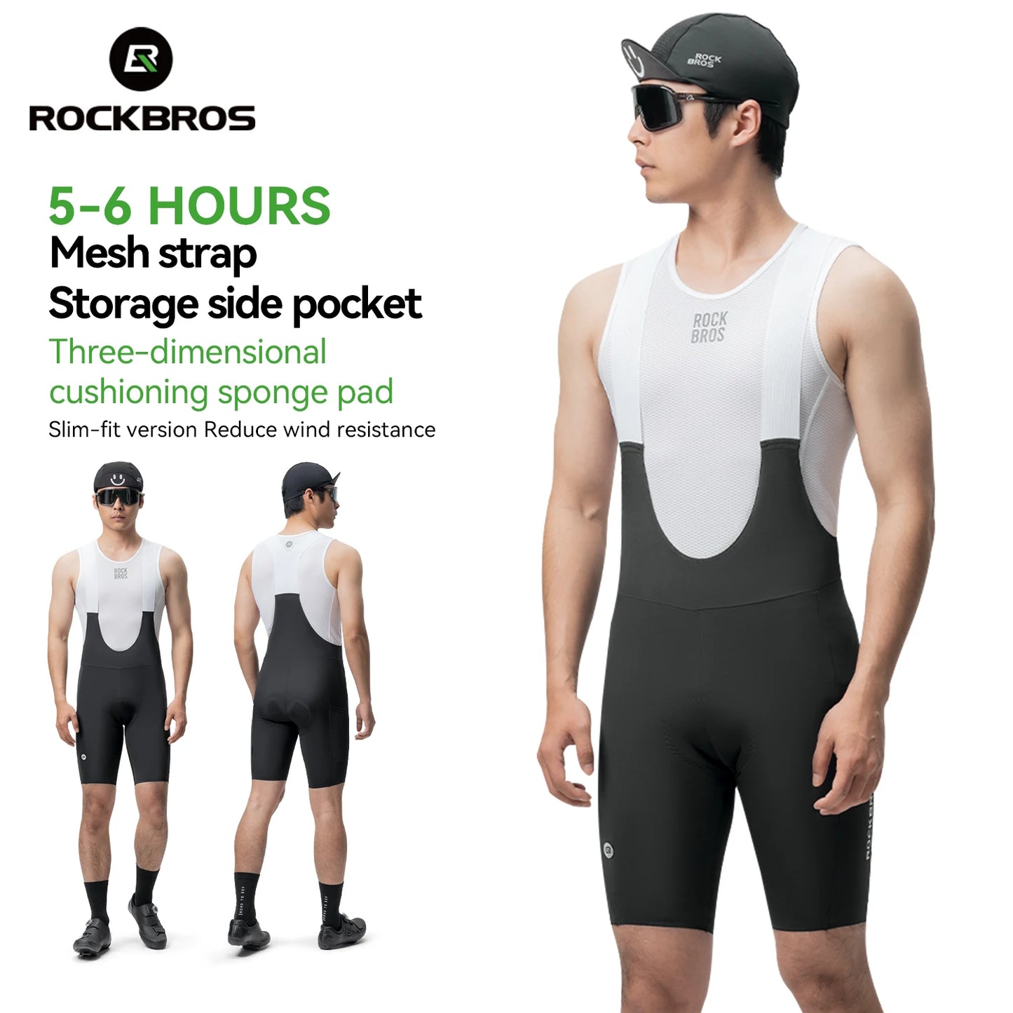 Breathable Cycling Bib Shorts for Men & Women | Padded Comfort