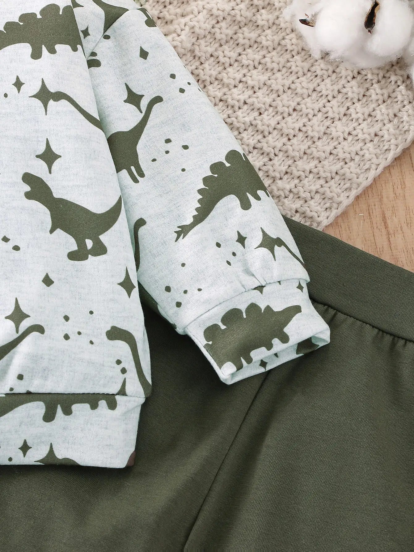 Two-Piece Baby Boy Dinosaur Sports Leisure Set | Comfortable Wear