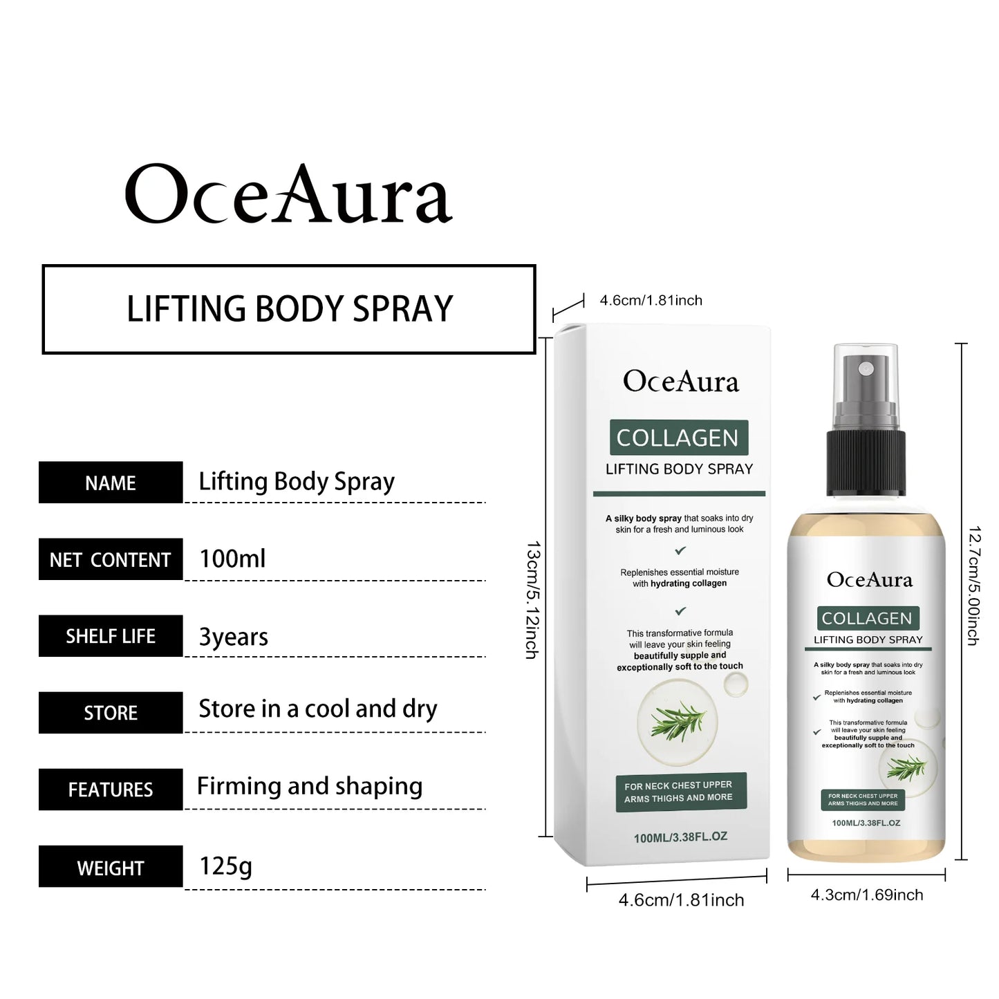 Firming Collagen Body Oil for Cellulite & Dry Skin Relief