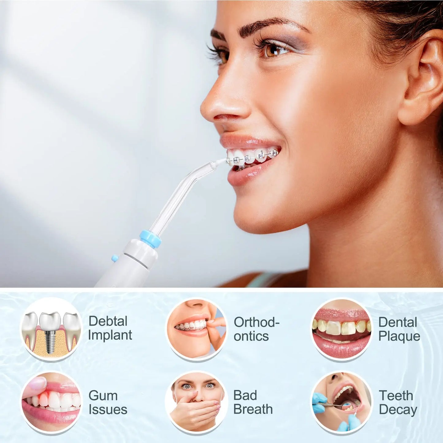 Power Dental Water Flosser | 600ml Family Oral Care Device
