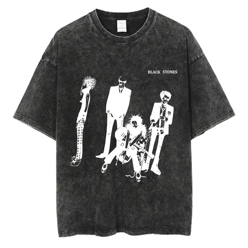 Vintage Anime Graphic T-Shirt | Harajuku Streetwear Summer Style