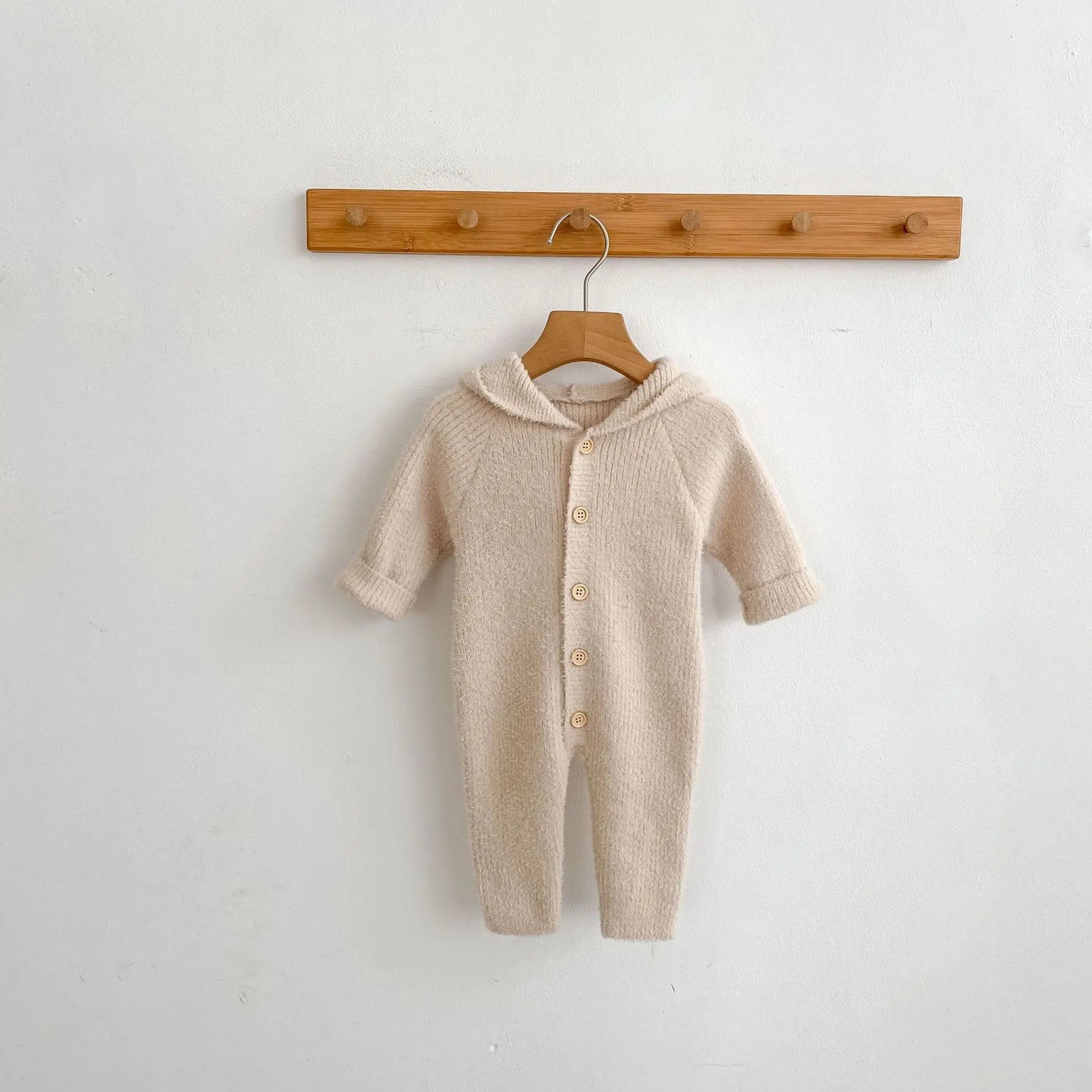 Cozy Cartoon Baby Rompers with Rabbit Ears | Adorable Infant Pajamas