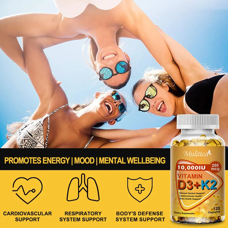 Calcium Magnesium D3K2 Capsules | Support Bone & Joint Health