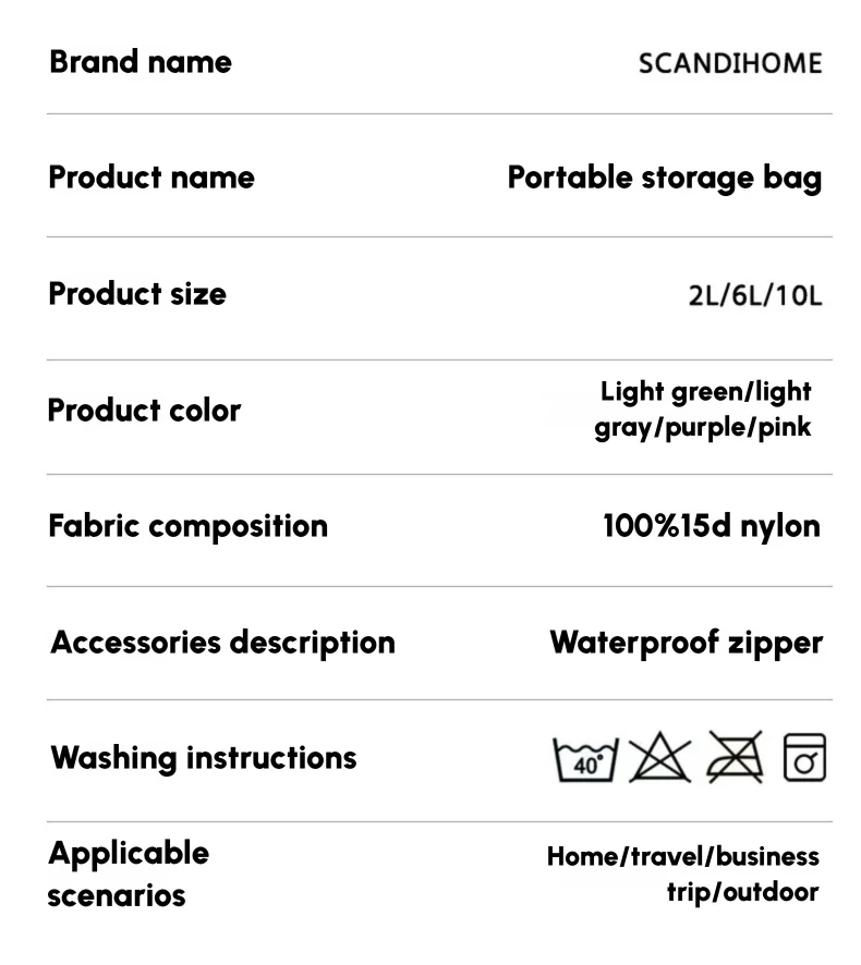 Waterproof Travel Handbag | Lightweight Organizer for Clothes & Toiletries