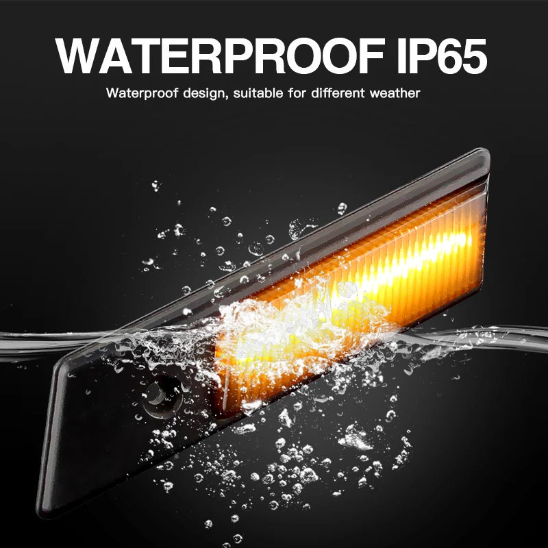 Dynamic LED Turn Signal Side Marker Lights for E36 Series