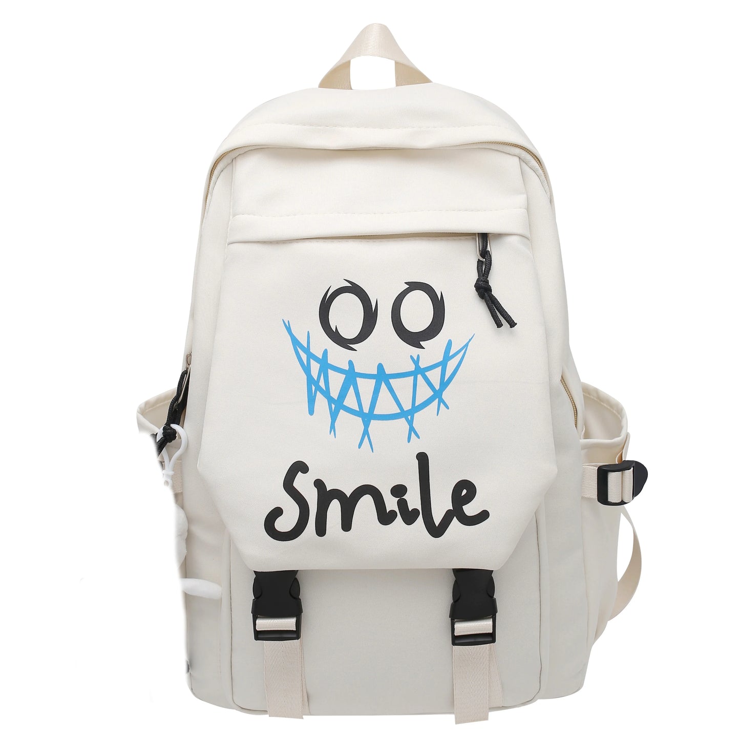 Kawaii Large Capacity Pocket Front Backpack | Stylish School Bag