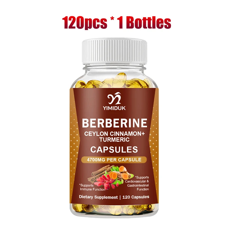 Berberine 4700 Mg Supplement with Ceylon Cinnamon | Heart & GI Support