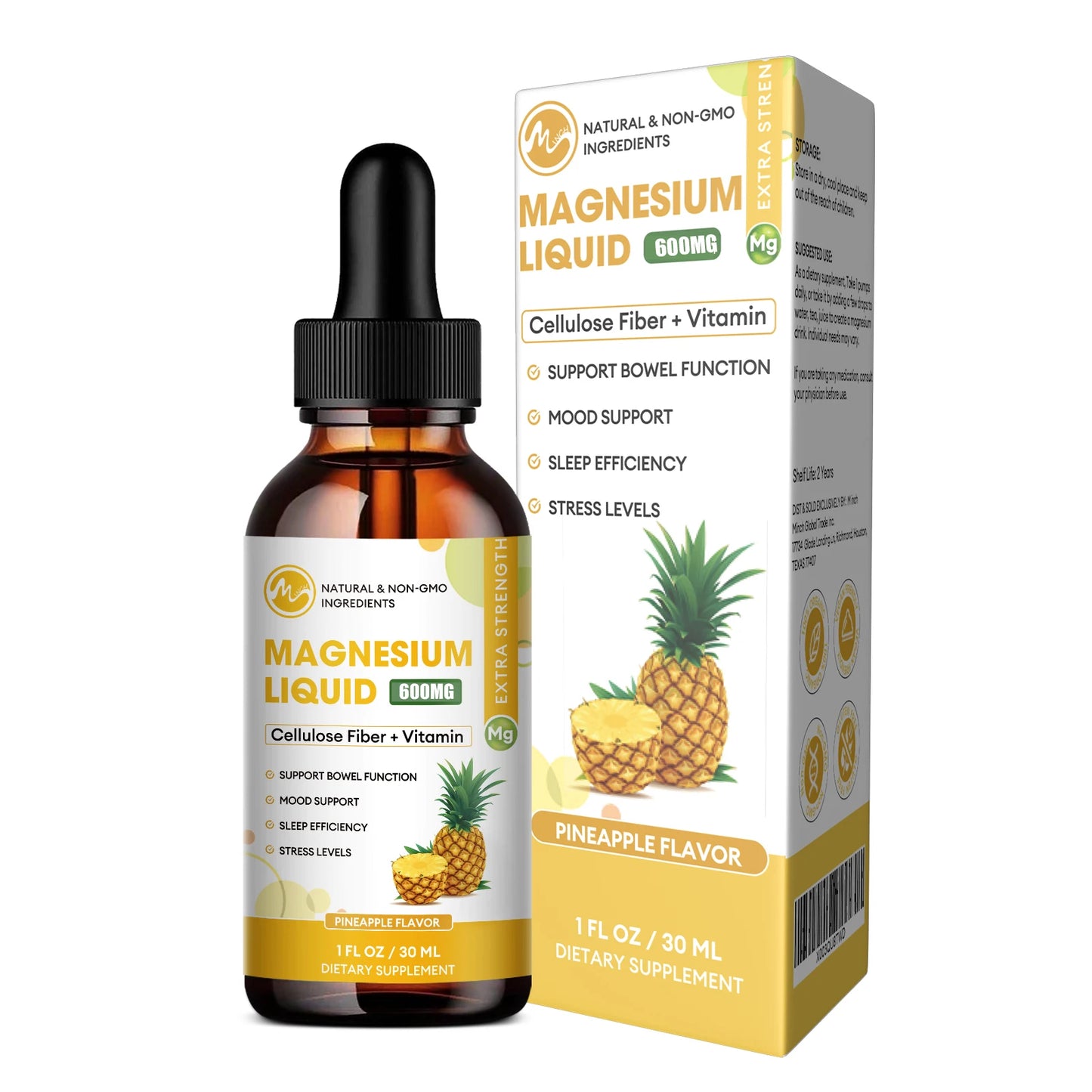 Magnesium Glycinate Drops for Relaxation & Mood Support