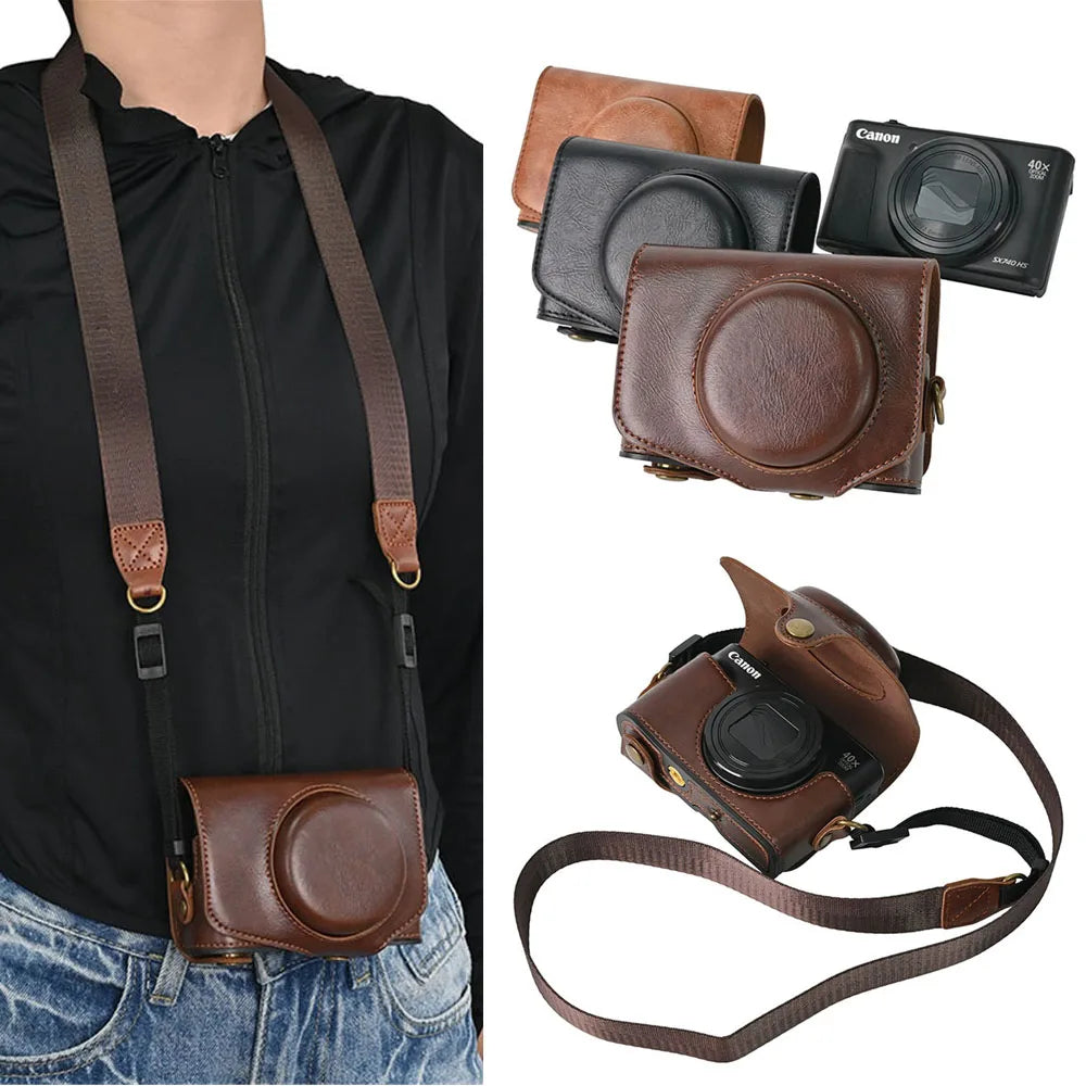 PU Leather Camera Bag Case | Full Body Protection for Your Camera