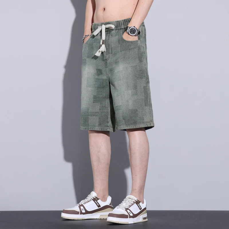 Casual Men's Baggy Denim Shorts | Summer Fashion Streetwear