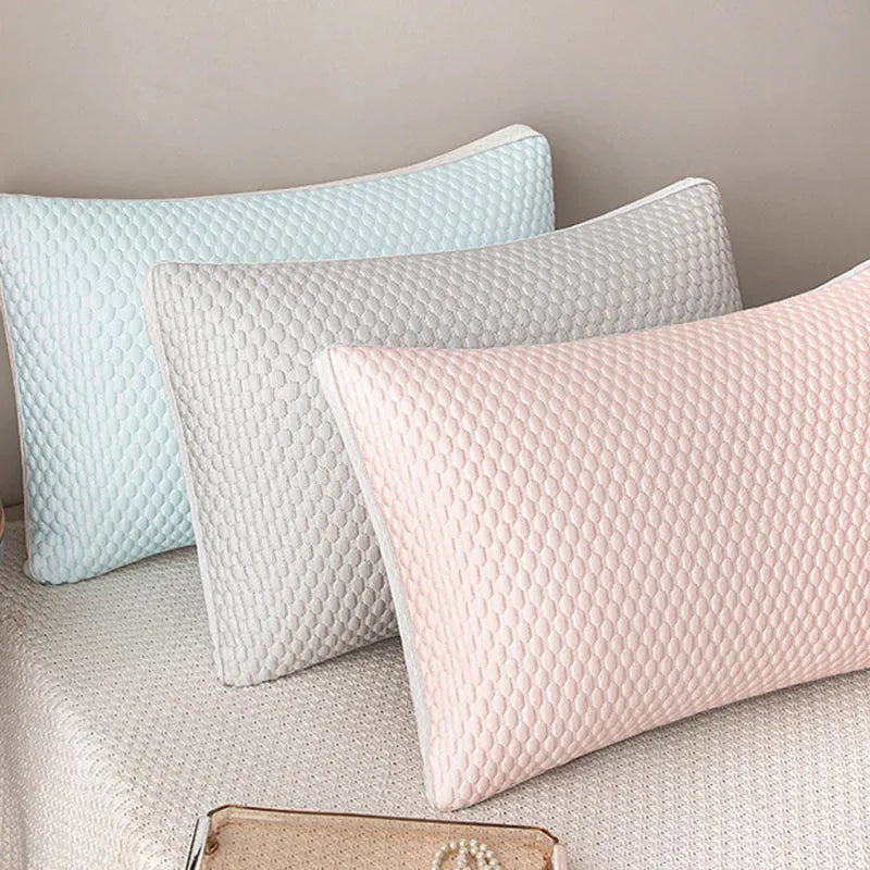 Cooling Ice Bean Neck Pillow | Fluffy Massage Backrest Cushion