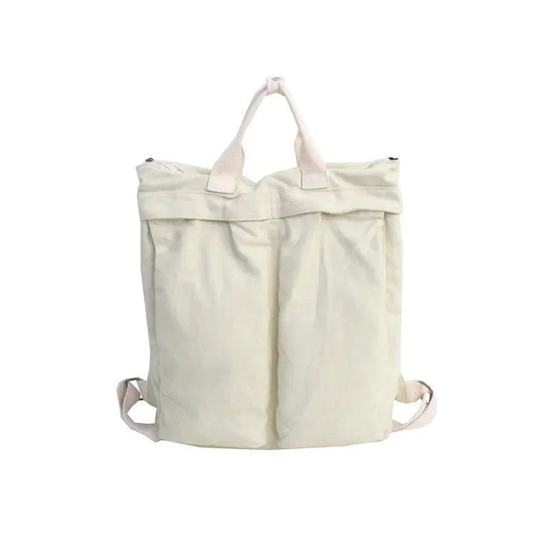 High Capacity Solid Color Backpack for Women & Teens | Travel & School Bag