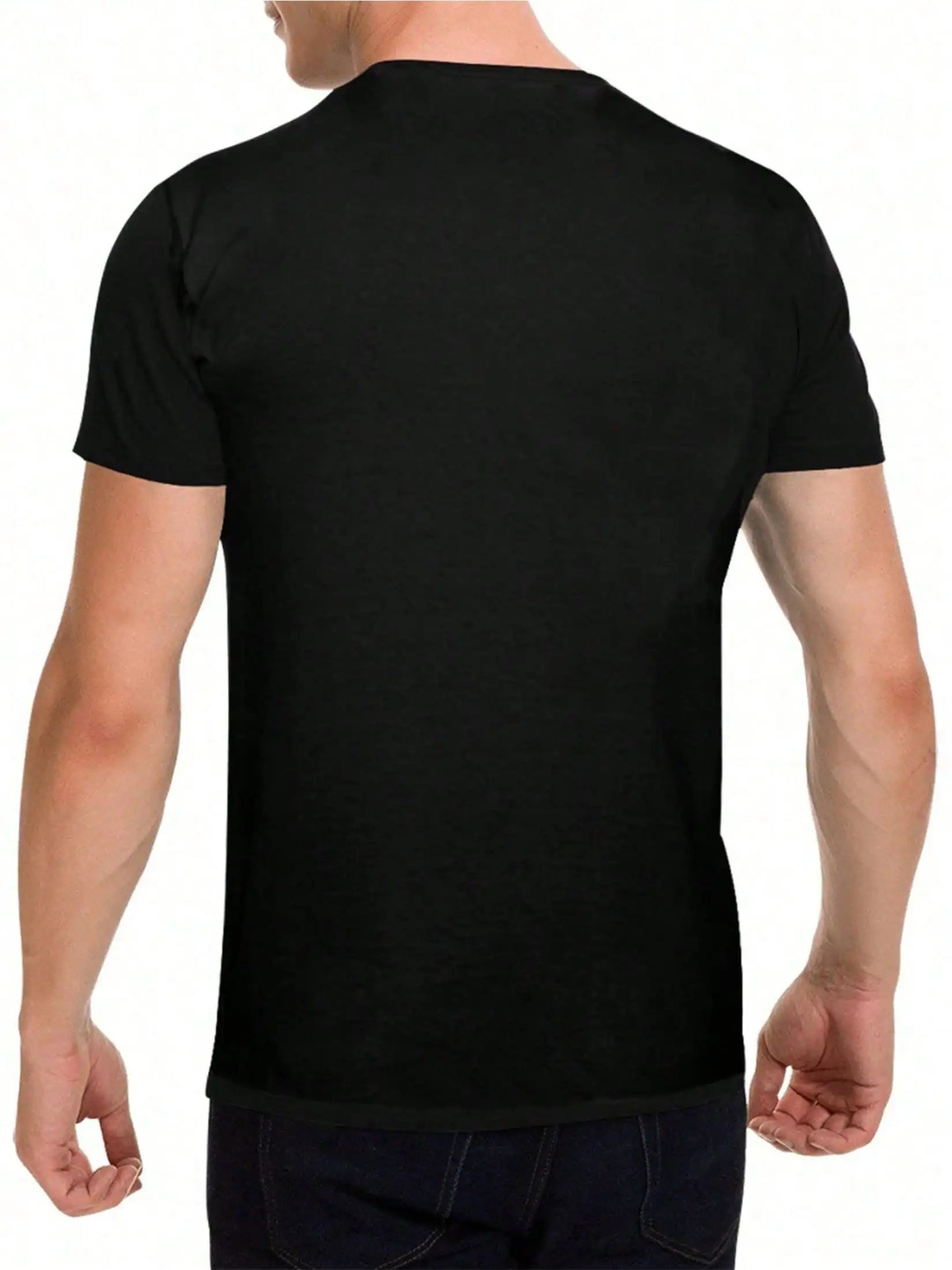 Men's Humorous Print Casual Tee | Lightweight Summer Comfort