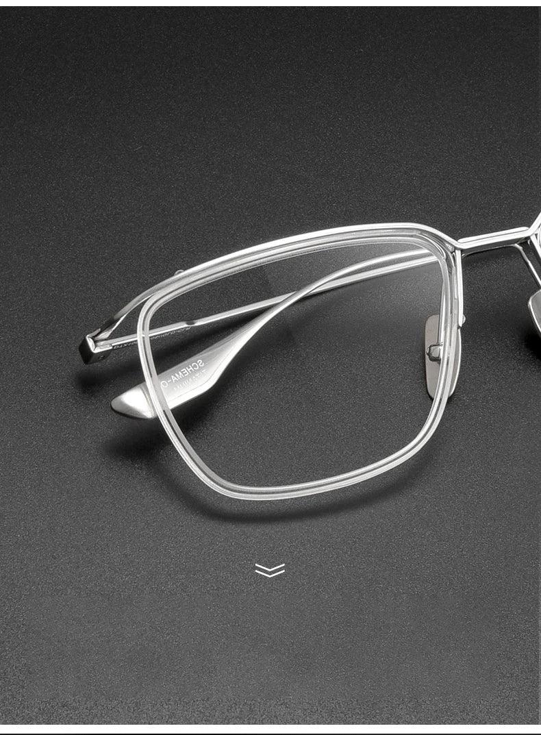 Ultra-light Luxury Business Glasses | Stylish Titanium Eyewear