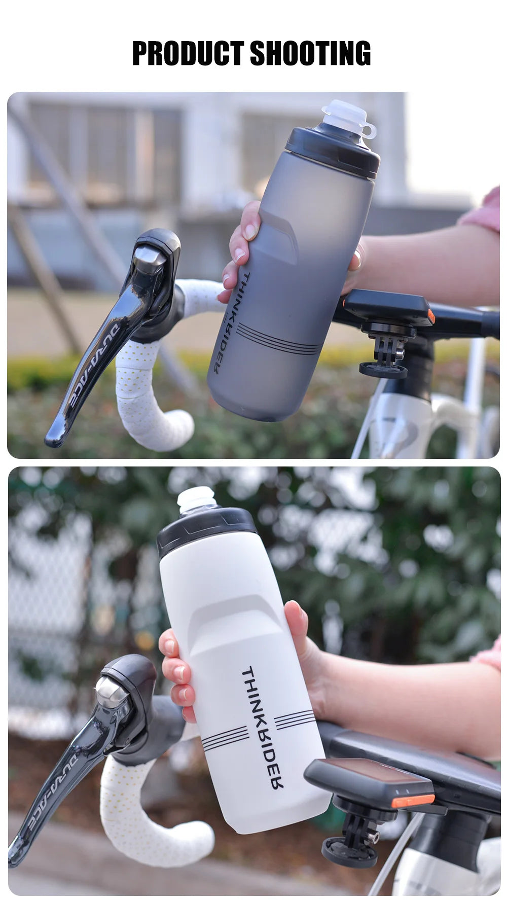 Large Capacity Bicycle Water Bottle | Portable Cycling Hydration