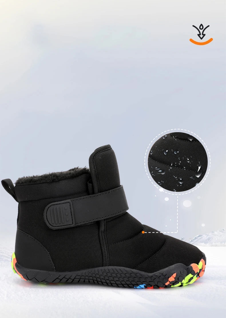 Kids Waterproof Snow Boots | Comfortable & Warm Fur Lined Boots