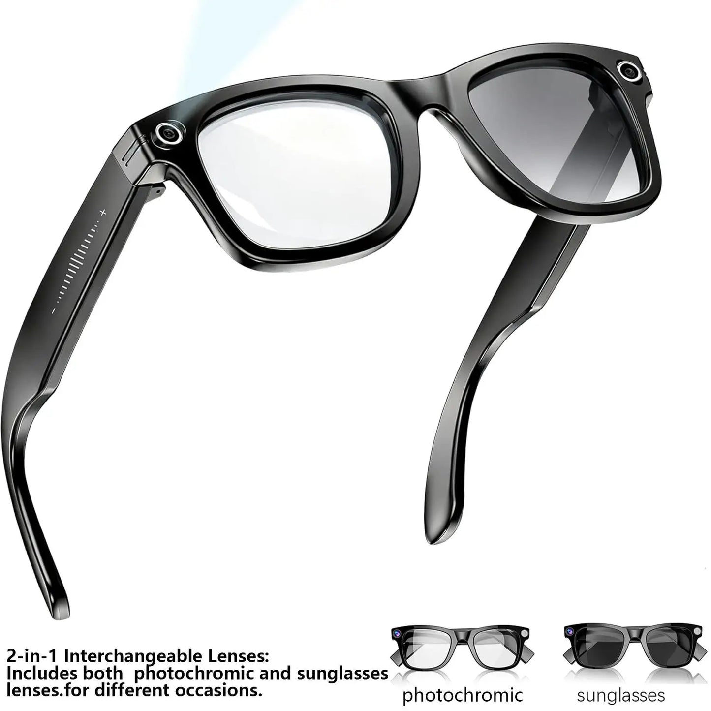 Multifunctional Smart AI Camera Glasses | 4K Recording & Translation