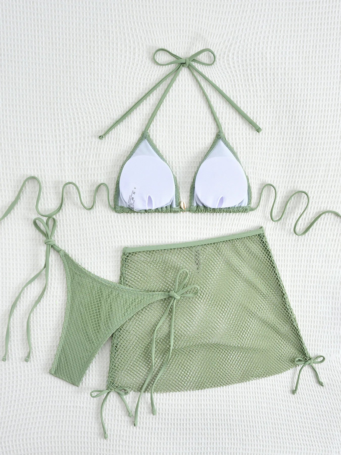 Stylish Three-Piece Bikini Set | Perfect for Beach & Pool Days