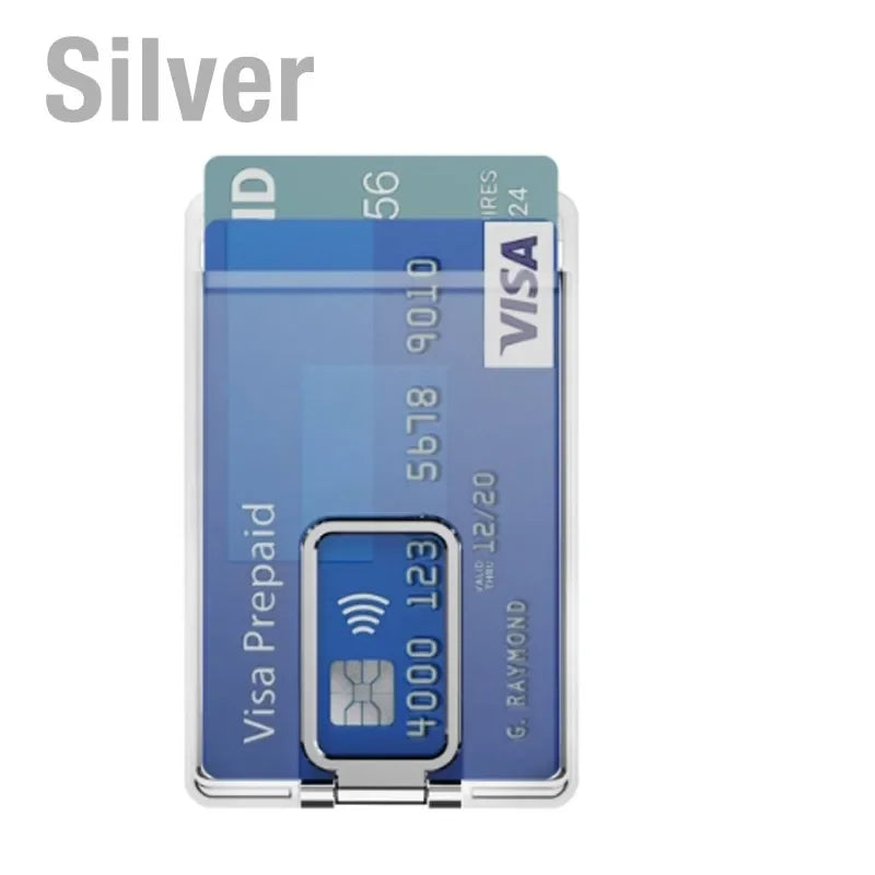 Magnetic Phone Card Holder & Stand | Dual Functionality for iPhone